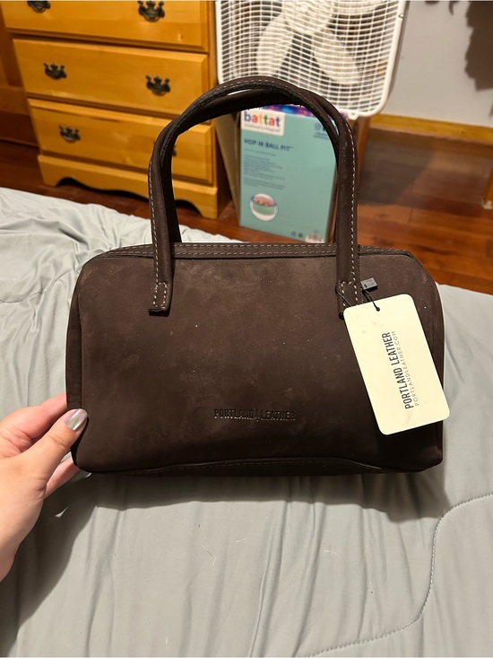 Portland Leather Handbags - Portland Leather large Sloan in velvet brown